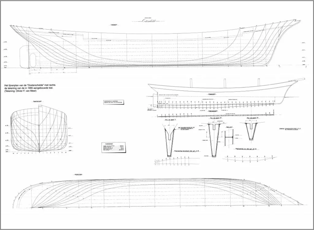 Oosterschelde scheepstekening 04